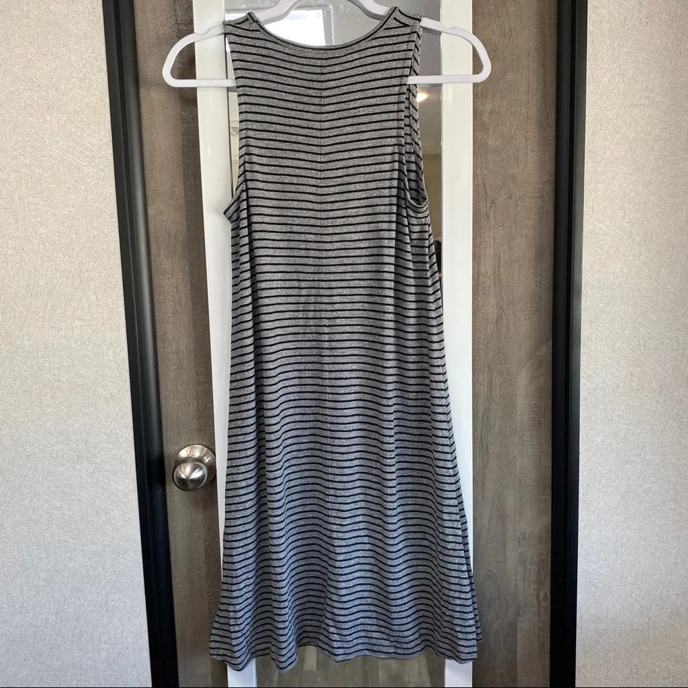 Madewell Highpoint Tank Dress in Stripe - Picture 6 of 8